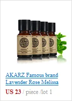 Купить 2 получить 1 AKARZ лучший набор еды basil эфирное масло ароматерапия для кожи, лица и тела Уход Спа Массаж Высокое качество