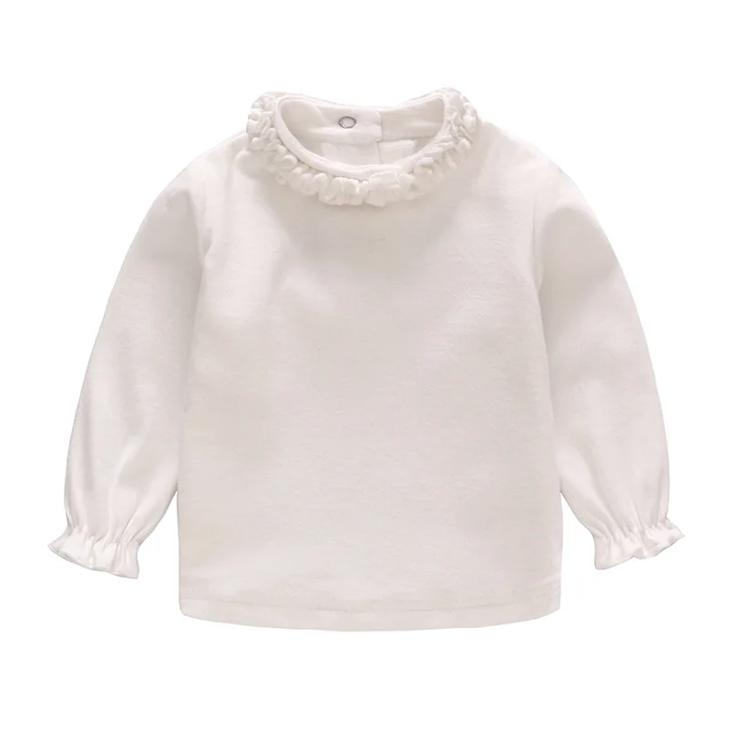 Vlinder/Одежда для маленьких девочек футболки для маленьких девочек одежда для малышей с длинными рукавами хлопковые плотные футболки хлопковая одежда для новорожденных детская футболка