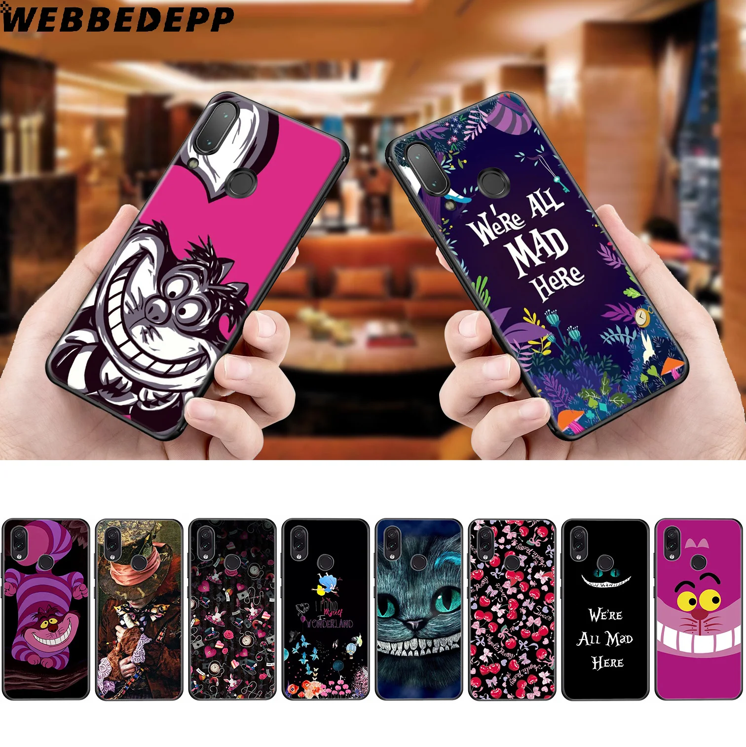WEBBEDEPP мягкий чехол Alice in Wonderland для Xiaomi Redmi K20 7A 4A 4X 5 5A 6 6A S2 Note 8 4 7 Pro Plus Prime |