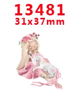 13481 30 шт мультфильм персонаж плоское украшение из смолы PR 13339 - Цвет: 13481