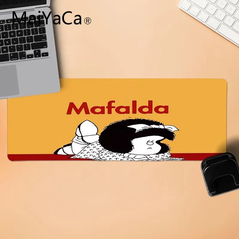 MaiYaCa ваши собственные коврики мультфильм мафальда индивидуальные коврики для мышки ноутбук коврик для мышки в стиле аниме геймер скорость маленький резиновый коврик для мыши - Цвет: LockEdge 30x80cm