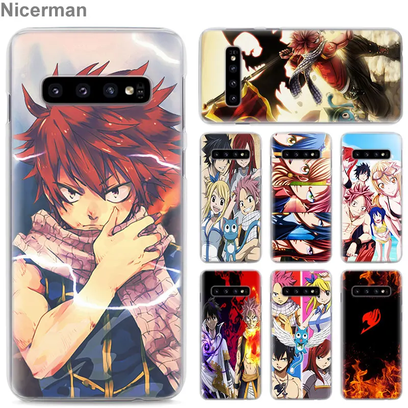 

Fairy Tail Natsu Logo Phone Cases for Samsung Galaxy S10e S10 Plus S8 S9 Plus S6 S7 Edge A40 A50 A70 M20 Case Coque