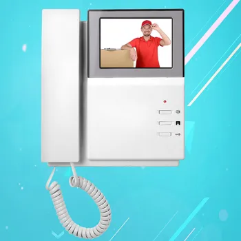 

Classical 4.3" Color LCD Video Door Phone Video Intercom Indoor Monitor Wired Door Intercom Without Outdoor Doorbell IR Camera