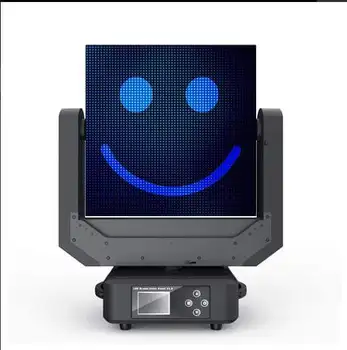 Prijzen 2 stks partij DHL VERZENDING led moving head licht goed effect nieuwste licht + 1 stks dual model led screen video speler
