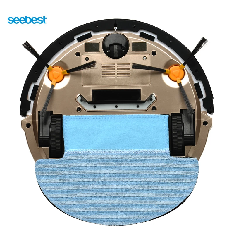 Seebest D750 TURING 1.0 Dry and Wet Mop Vacuum Clean Robot with Water Tank and Gyroscope Navigation Robot Vacuum Cleaner