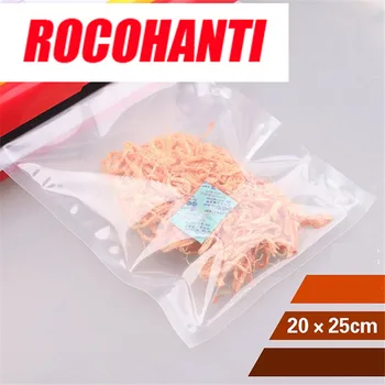 

100X Transparent Plastic Vacuum Sealer Bag for Storage Food 20*25CM