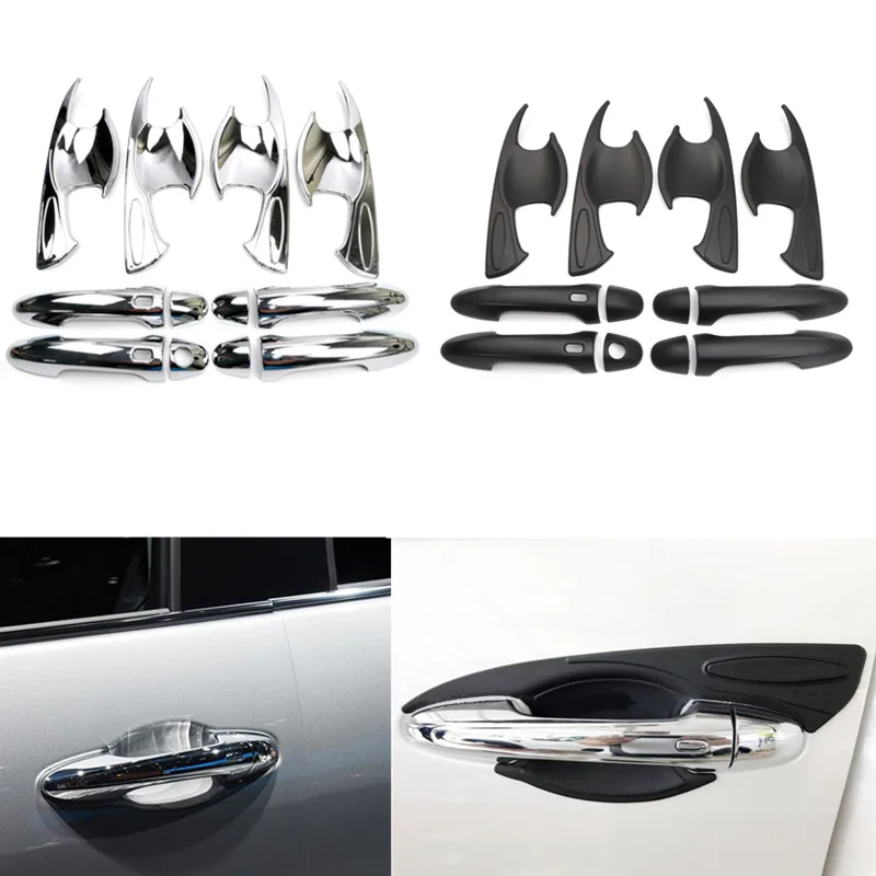 

fit for Toyota Hilux Revo 4 Doors 2016 2017 2018 Car Accessories Door Handle and Door Handle Bowl Cover Trim 12PCS