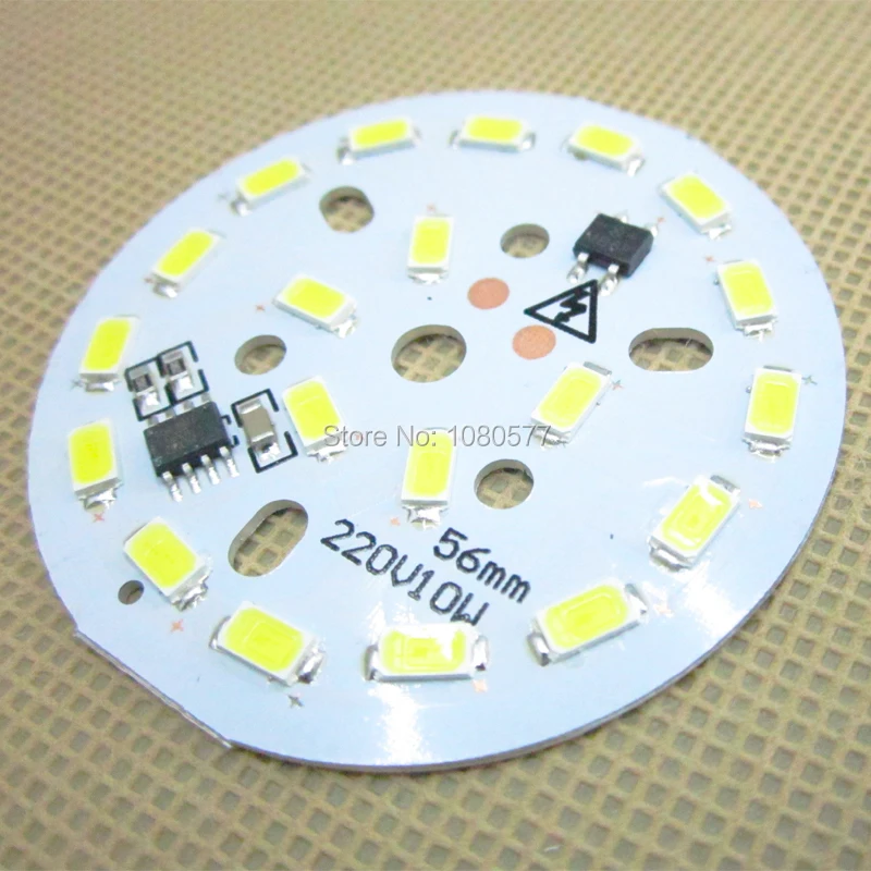 1 шт. ac 220 В SMD 5730 светодиодный светильник PCB затемняемый интегрированный умный IC