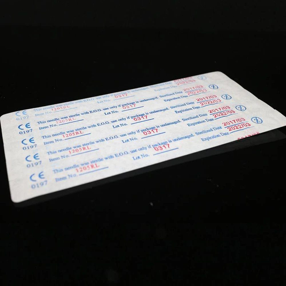 5 шт. стерилизованные тату иглы размеры 3RS 5RS 7RS 9RS|Иглы для тату| |