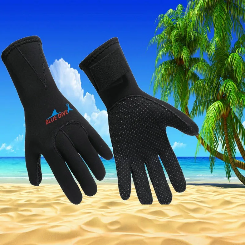 1 пара унисекс плавание, дайвинг перчатки противоскользящие теплые перчатки Гидрокостюма плавание ming подводное плавание перчатки для