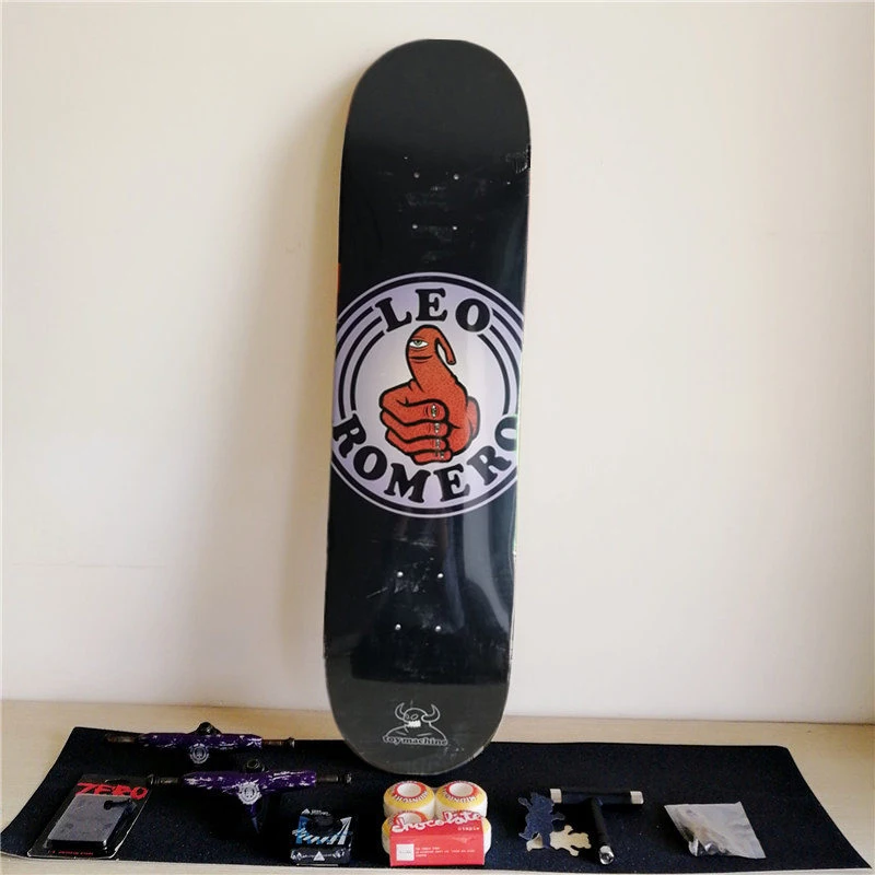 Качество 8 "скейтборд палуба Toymachine палуба и w52mm колеса и скейт доска аксессуар набор для 1 компл. скейтборд для Pro sk8er