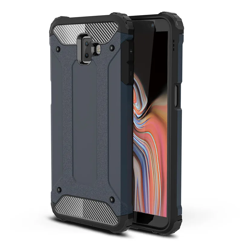 

Luxury Armor Anti-Shock protection silicone Cover Case For Samsung Galaxy J6 Plus 2018 J6 Prime J6+ J6Plus J6Prime case coque