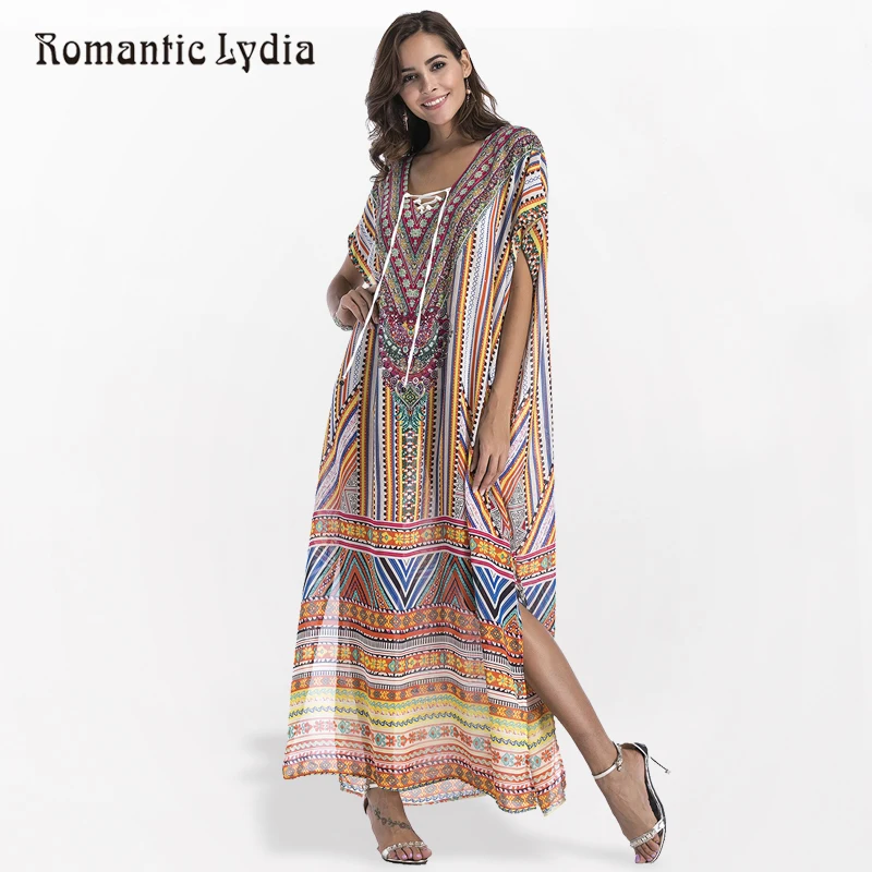 Bohemia Women Summer Floral Beach Dress 