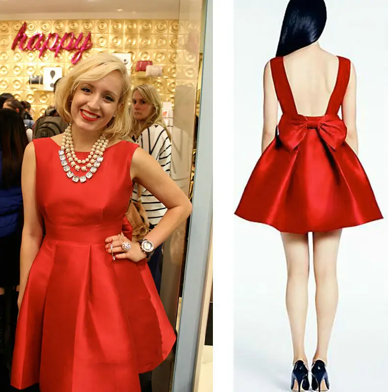 Bow Back Vintage Dress
