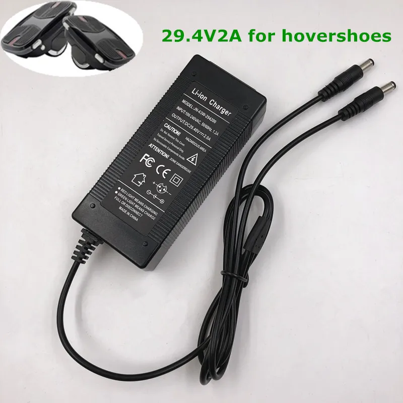 29.4V 2A Hovershoes Battery Charger For Electric Sakteboard Hovershoes Self Balancing Smart Electric Hover Roller Skates Shoes 29.4V 2A Hovershoes Battery Charger For Electric Sakteboard Hovershoes Self Balancing Smart Electric Hover Roller Skates Shoes