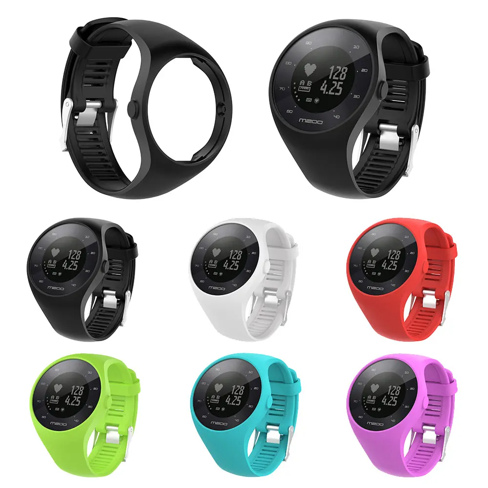 

Soft Silicone Bands for Polar M200 Adjustable Replacement Durable Breathless Wristbands Watch Straps Bands For Polar M200