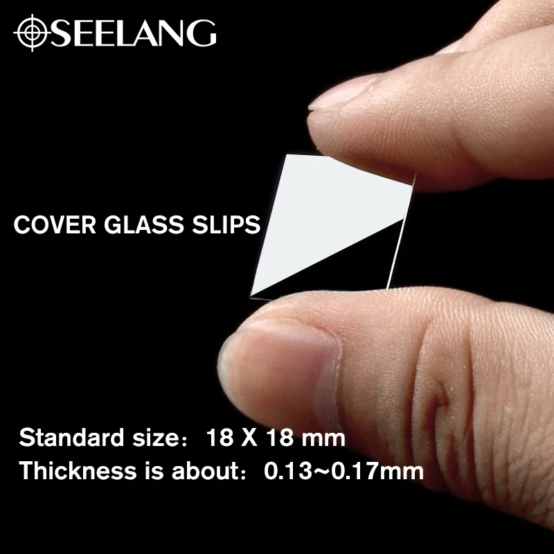 Biological Microscope Slides 50pcs +100pcs Cover Glass Slips for Preparation of Specimen Microscope Slides Glass Cover Slips 3