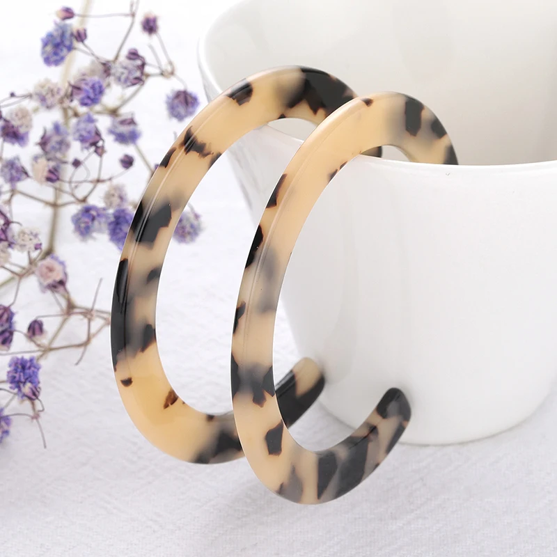 

New Tortoiseshell Brincos Earrings for Women Round Circle Stud Earring For Women Elegant Design Jewelry Birthday Gift pendientes