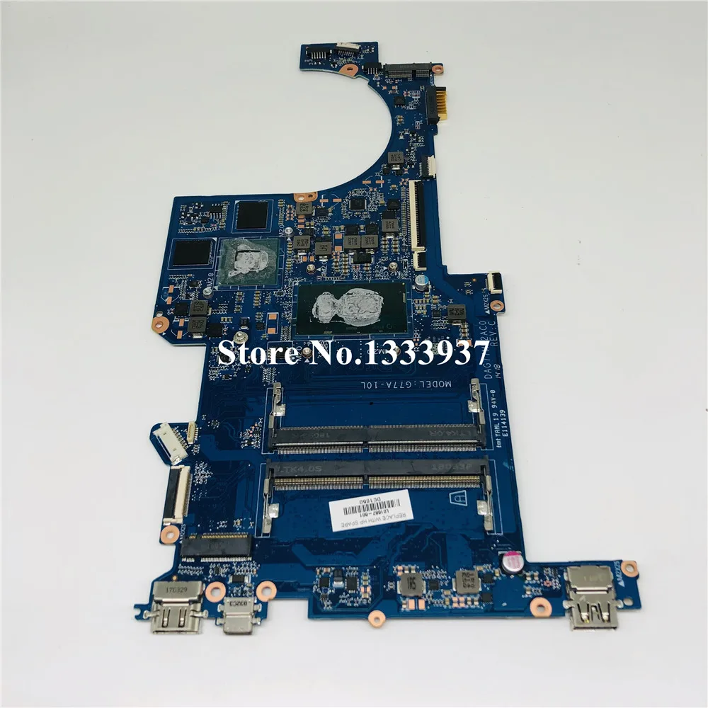 buy  For HP Pavilion Laptop 15-ck laptop motherboard L01687-001 L01687-601 DAG77MB2AC0 SR3LC i7-8550U Ma