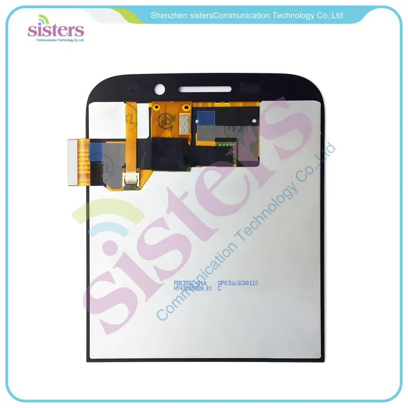 

Wholesale High Quality Black LCD Display Touch Screen Digitizer Assembly with Frame for BlackBerry Q20, Free shipping