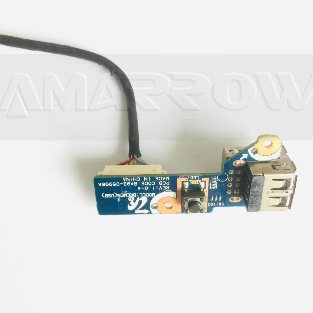 Original for Samsung R530 R540 R580 R730 R780 RV510 Power Button Board Switch board USb Board
