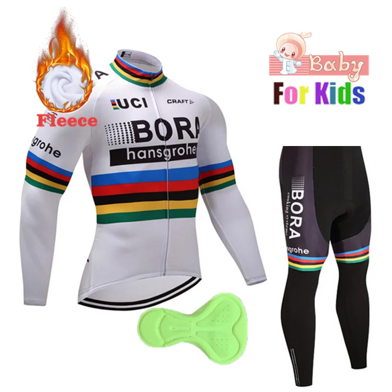 

Kids Winter Thermal Fleece Cycling Set Boys Bike Clothes MTB Bicycle Clothing Cycling Jersey Set Maillot Ropa Ciclismo Invierno