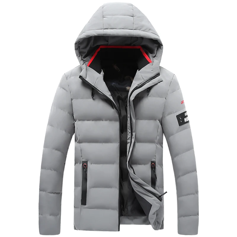 Новая зимняя мужская куртка размера плюс 6XL 7XL 8XL Повседневная теплая со съемным