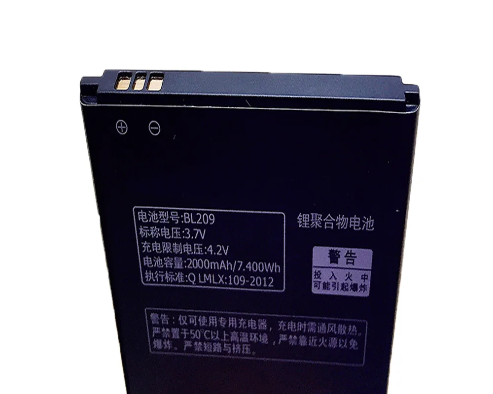 ISUNOO BL209 Аккумулятор для lenovo A706 A788T A820E A760 A516 A378T A398T 2000 мАч перезаряжаемый Сменный аккумулятор для мобильного телефона