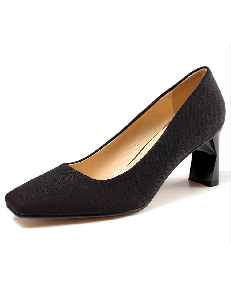chunky heels for work