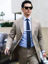 latest coat pant designs Gray Casual Man Blazer 2 Pieces Mens Wedding Prom Party Suits Custom Made Male Tuxedos (Jacket+Pants)