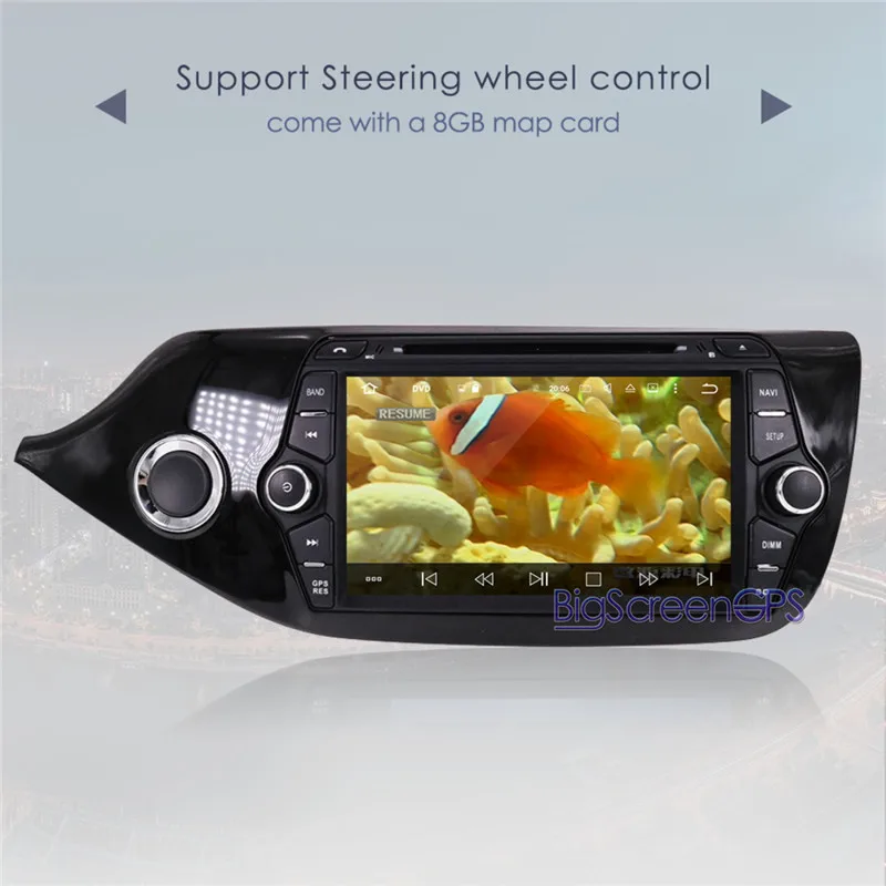 Sale The Newest Android8.0 7.1 RAM4GB ROM 32GB Car DVD Player GPS Navi For KIA CEED2013-2016 Radio Head Unit Multimedia Stereo  Wifi 5