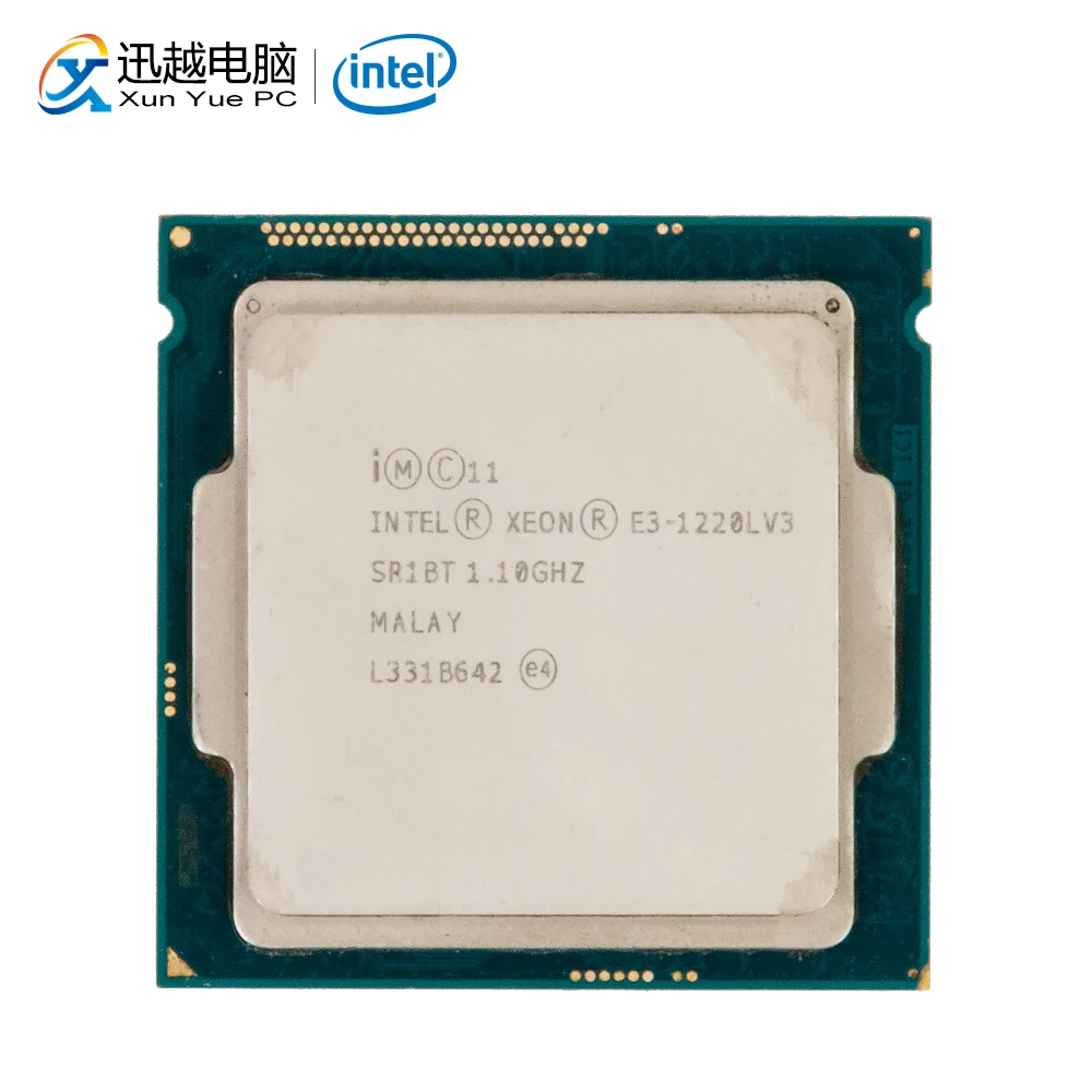 إنتل كور E3-1220L V3 سطح المكتب المعالج E3 1220L V3 ثنائي النواة 1.1 GHz 4 MB L3 مخبأ LGA 1150 الخادم وحدة المعالجة المركزية المستخدمة