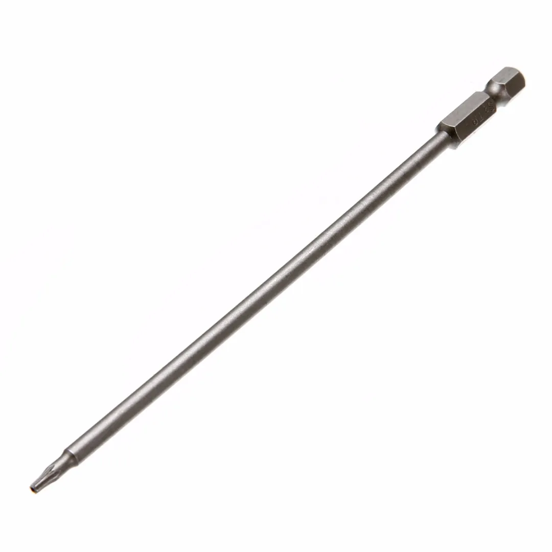 8pcs Magnetic Torx Screwdriver Bit Set 150mm Long Steel Electric Screwdrier Tools T8/T10/T15/T20/T25/T27/T30/T40