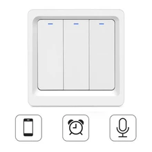 Wifi Remote Control Smart Switch Mobile Phone Voice Timing Button Smart Wall Wifi Switch