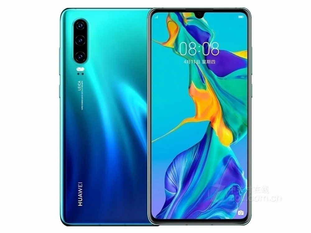 DHL Быстрая HuaWei P30 мобильный телефон Kirin 980 Android 9,1 6," 2340X1080 8 Гб Оперативная память 256 ГБ Встроенная память 40.0MP NFC отпечатков пальцев IP53