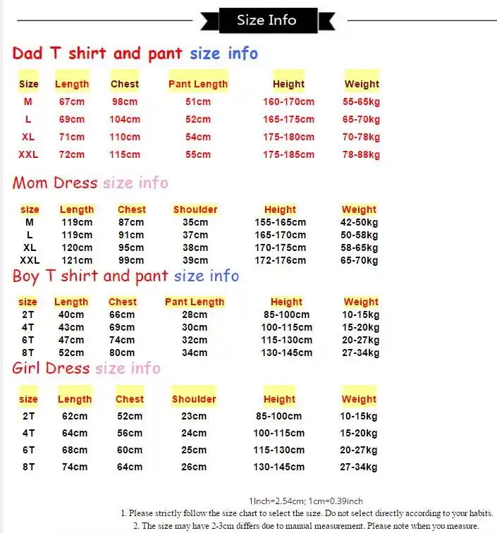 Clothes Matching Chart