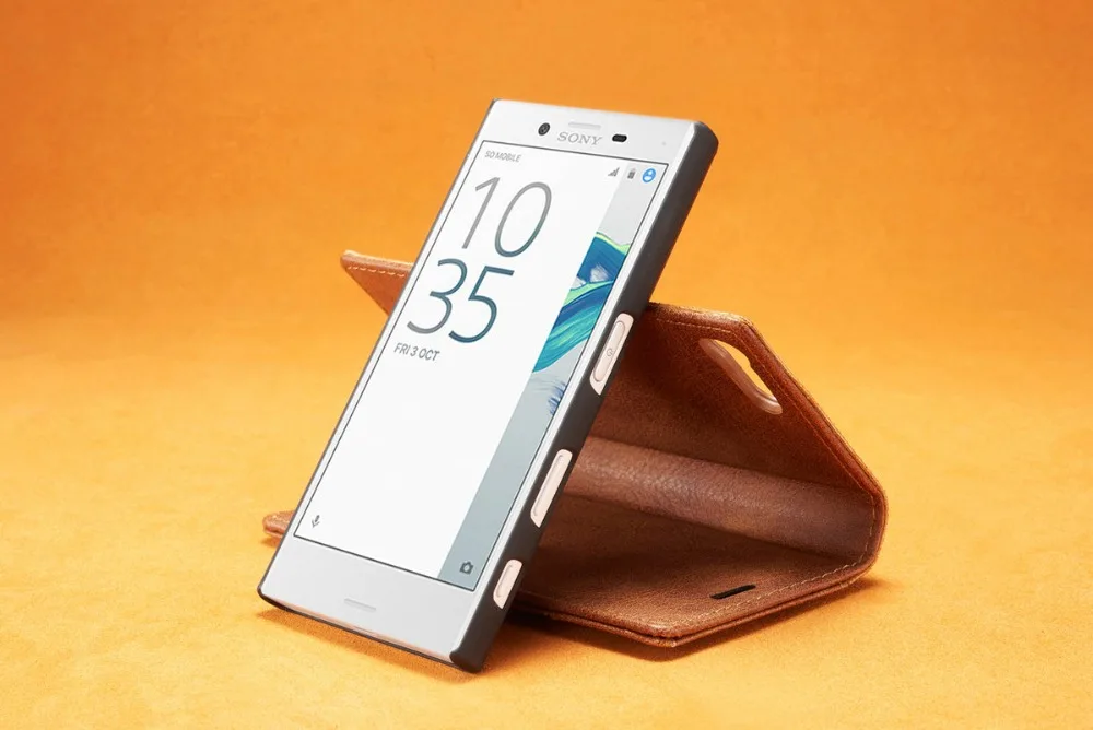 DG Ming кожаный бумажник чехол для sony X компактный многофункциональный 3 Слот для карт чехол на магните откидная крышка для sony X компактный кошелек