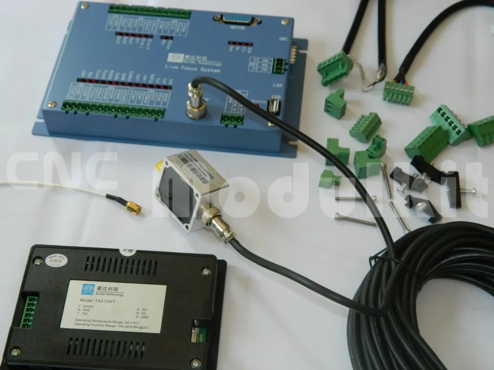 

CO2 Laser Engraving Mixed Cutting Driver System LFS-AP Auto Live Focus Control Adjust Sensor Metal / Non Metal Cut CNC Modulkit