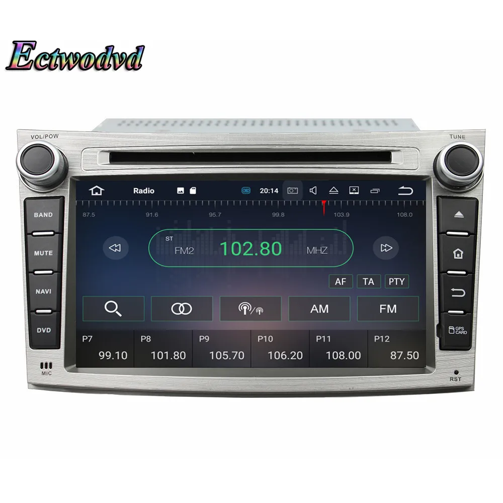 Perfect Ectwodvd Octa Core 4G RAM 64G ROM Android 9.0 Car Multimedia DVD Player GPS HeadUnit For Subaru Legacy/outback 2009 2010-2012 15
