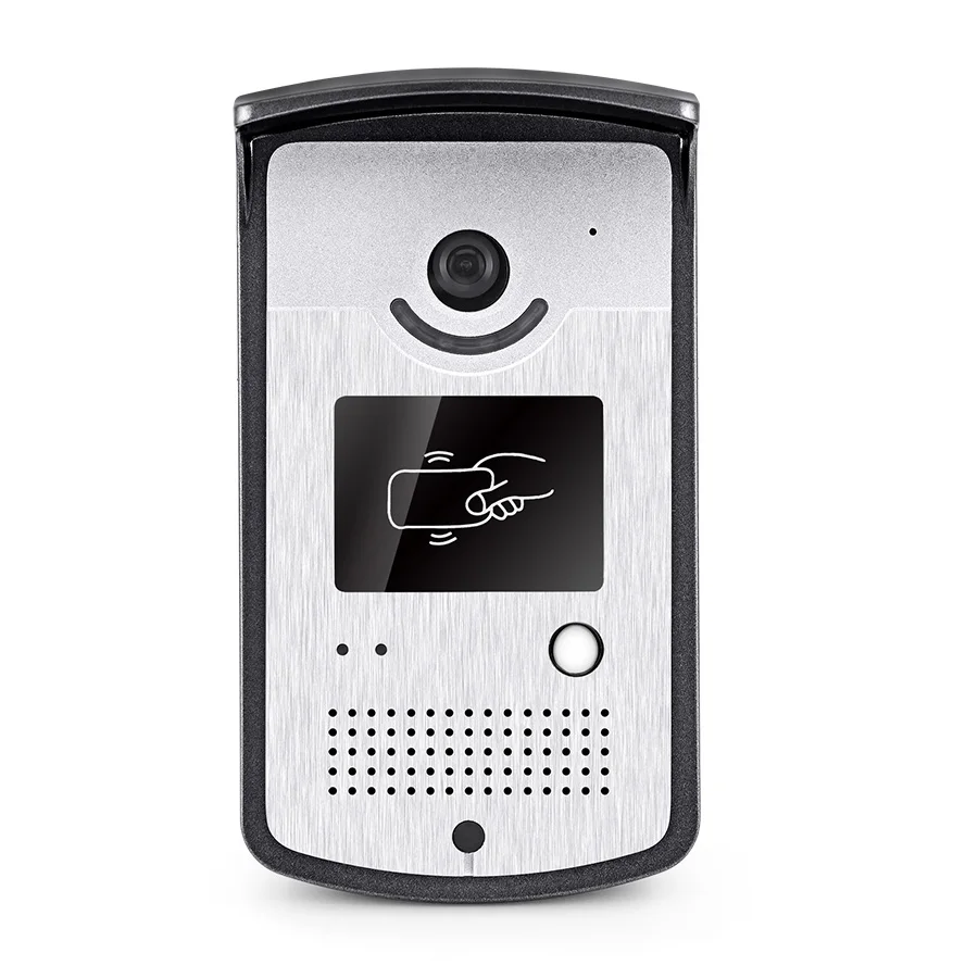 

Fuers Visual Intercom Doorbell 7'' TFT LCD Wired Video Door Phone System Indoor Monitor 700TVL Outdoor IR Camera Support Unlock