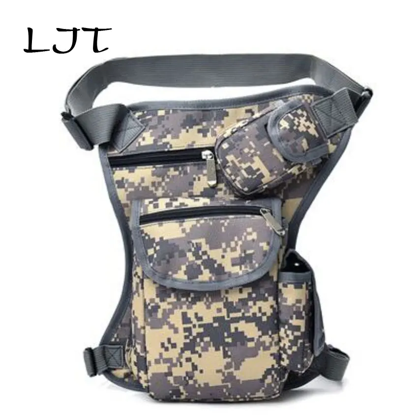 LJT 2019 Холщовая Сумка с заниженной талией мотоциклетная Военная дорожная сумка