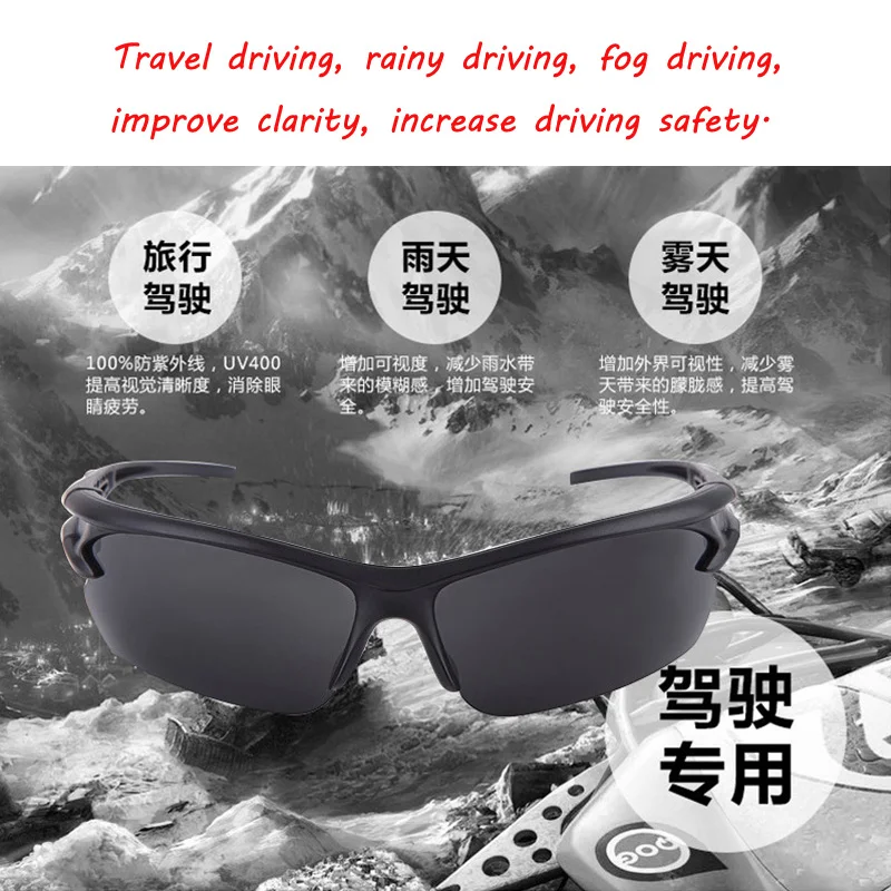 I Key Buy 1PC Windproof Sunglasses Men And Women Cycling Glasses Battery Car Driver Goggles