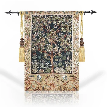 

Tree of life Belgium Tapestry Wall Carpet Moroccan Decor Tapestry Gobelin Home Decoration Wall Cloth Hanging Wall Tapestries