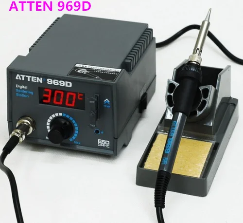 

20PCS  220V Atten AT969D 969D Digital Soldering Stations Soldering Irons