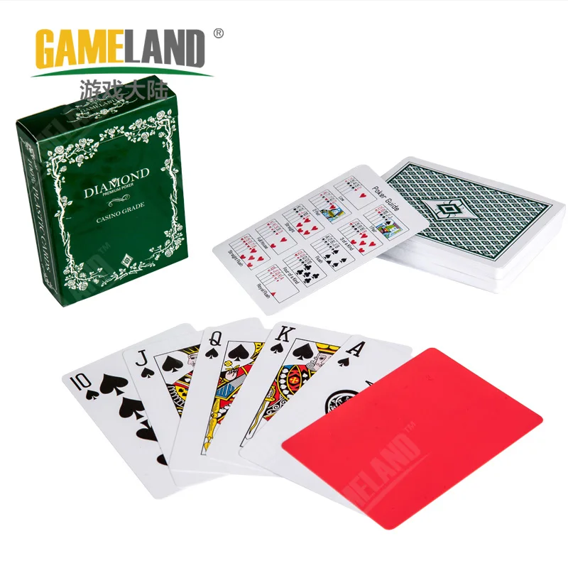 Небольшие пластиковые карты Водонепроницаемый моющийся покер|cards waterproof|plastic