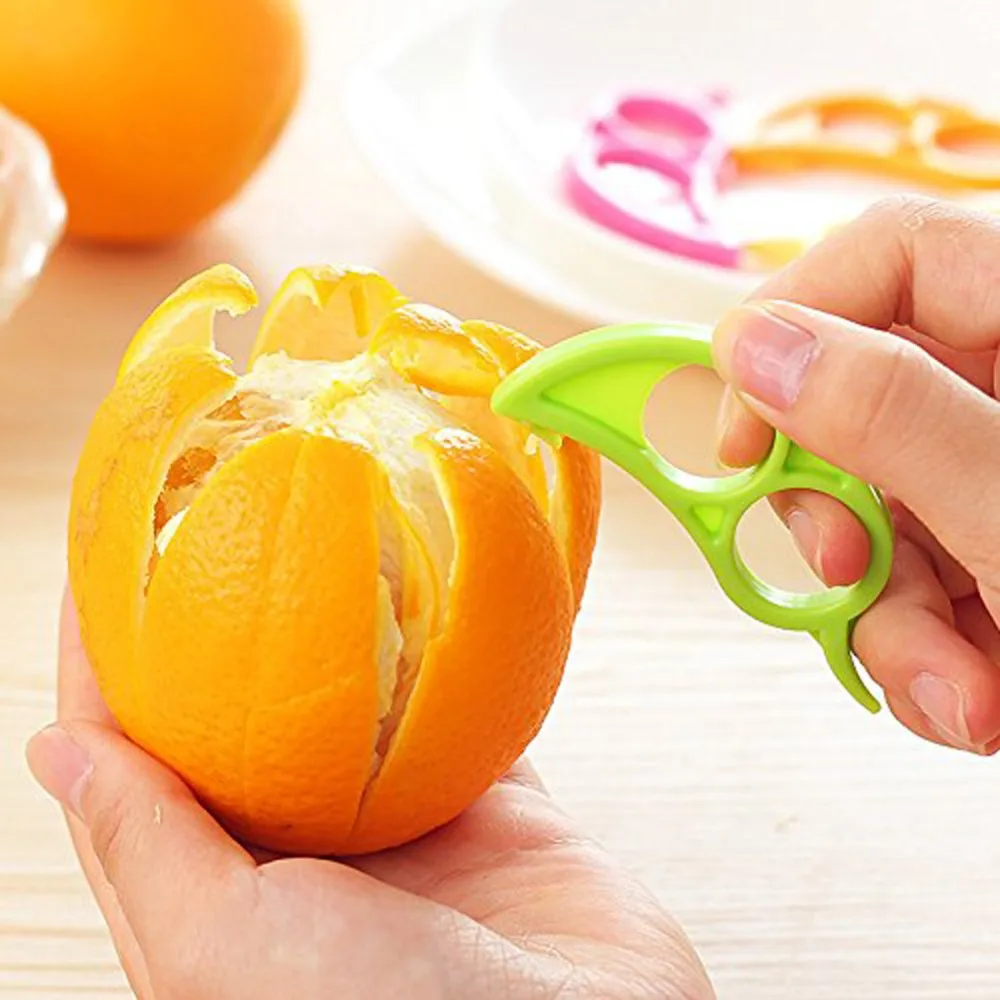 Пластиковая Апельсиновая Овощечистка Zester лимон грейпфрут фрукты слайсер нож резак кухонный гаджет инструмент полезный