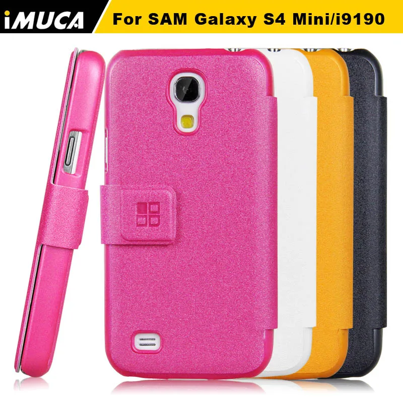 iMUCA Flip Case for Samsung Galaxy S4 mini Cover i9190 leather case capa coque full body protective | Мобильные телефоны и