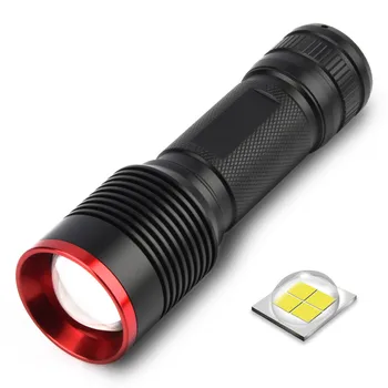 

LED Glare P50 Xenon Lamp Flashlight Outdoor Riding Glare Flashlight Bright Mini Flashlight Telescopic Focusing Rechargeable