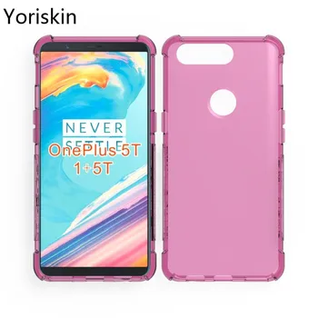 

360 Degree Full Body Protective Case For Oneplus 5T Silicone Soft Gel Back Cover Flexible Phone Case For Oneplus 5T TPU Case