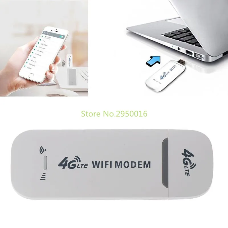 4G LTE USB Modem Network Adapter With WiFi Hotspot SIM Card 4G Wireless Mini Router For 1